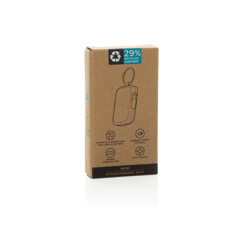 Llavero Nexo y batería externa 2000 mAh con cables RCS - Tecnología - Regalo Promocional Personalizado - imagen 11