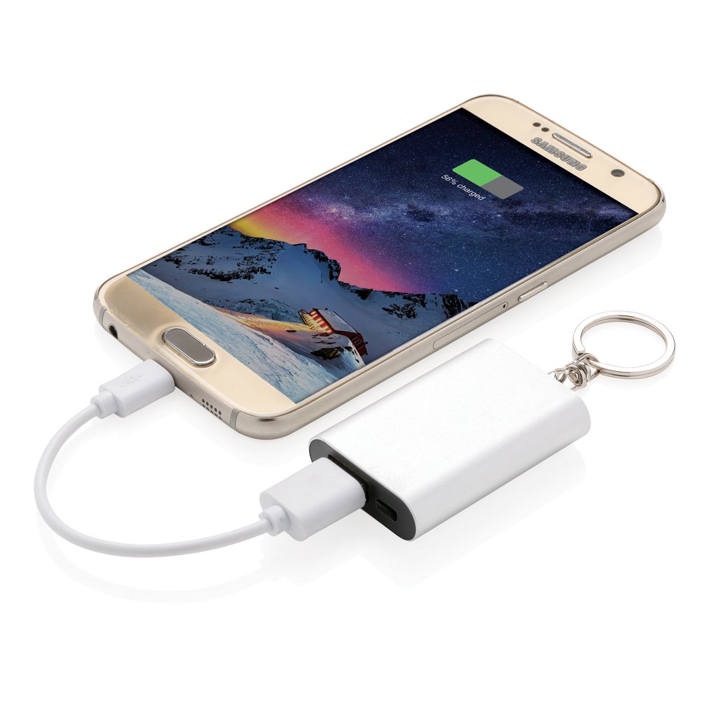 Powerbank llavero personalizado de aluminio de 1000 mAh - Tecnología - Regalo Promocional Personalizado - imagen 3