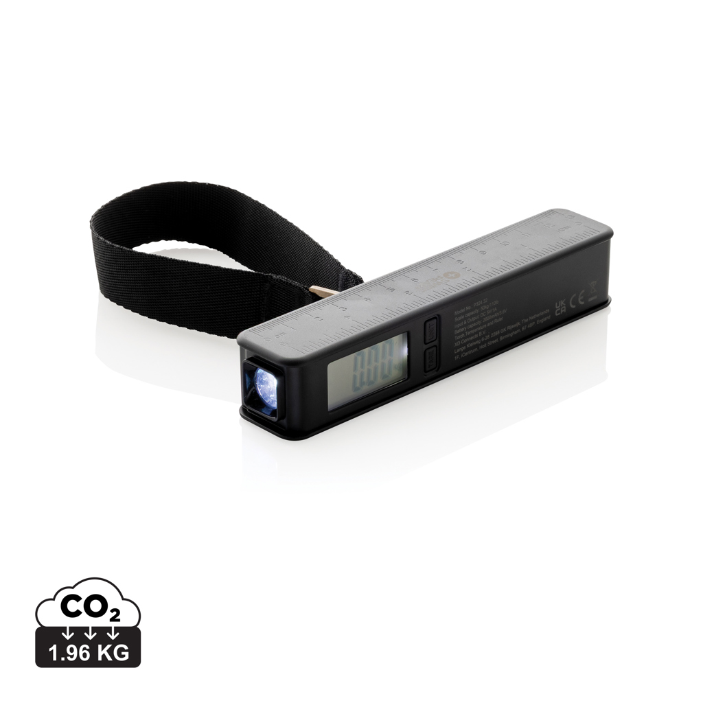 Báscula equipaje Swiss Peak 5 en 1, batería y linterna - Viaje - Regalo Promocional Personalizado