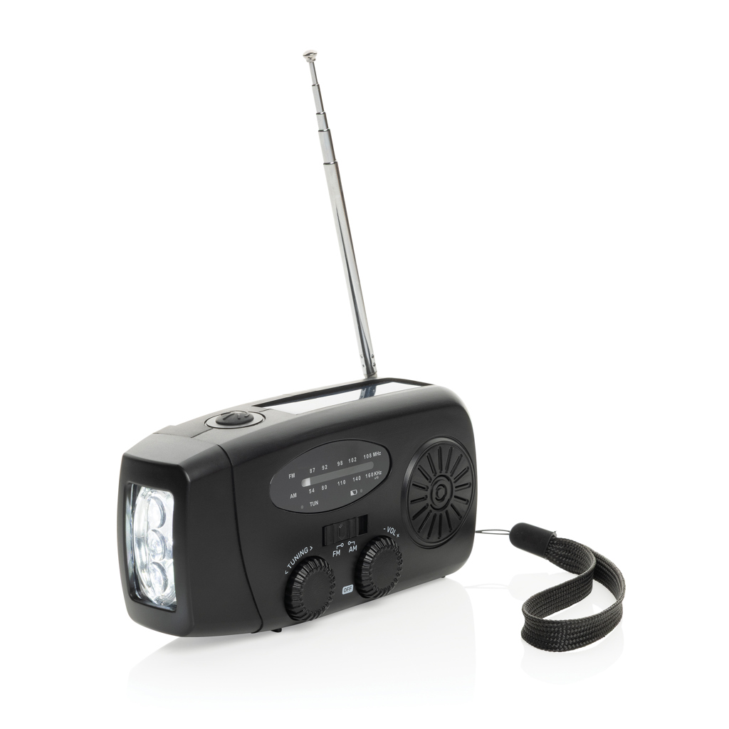 Radio de emergencia plástico reciclado RescueWave RCS - Tecnología - Regalo Promocional Personalizado - imagen 5