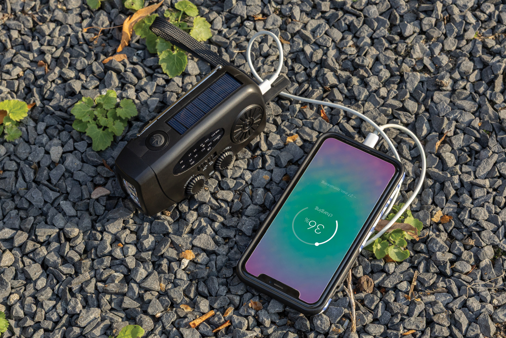 Radio de emergencia plástico reciclado RescueWave RCS - Tecnología - Regalo Promocional Personalizado - imagen 10