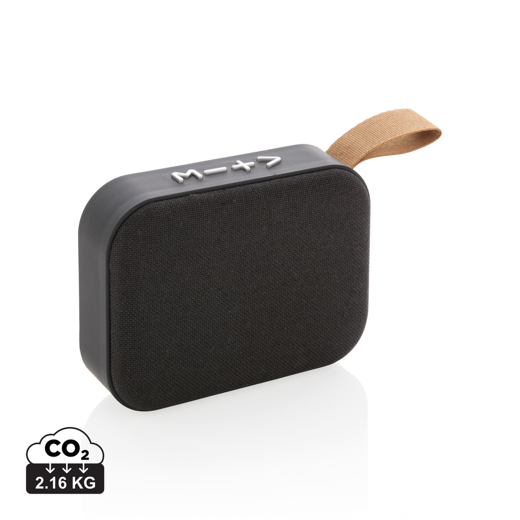 Altavoz personalizado moderno de tela y ABS de 3W - Tecnología - Regalo Promocional Personalizado