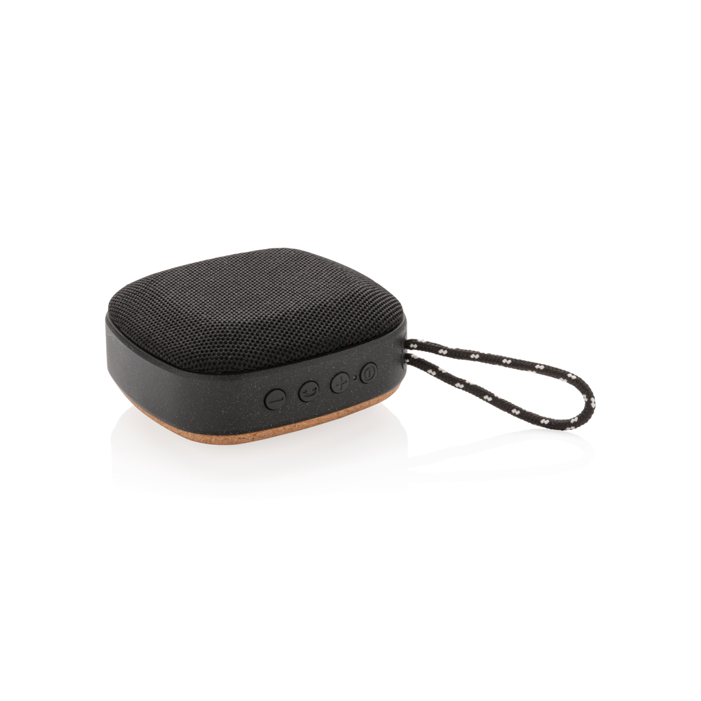 Altavoz inalámbrico personalizado Baia de tela impermeable y corcho de 5W - Tecnología - Regalo Promocional Personalizado - vista alternativa