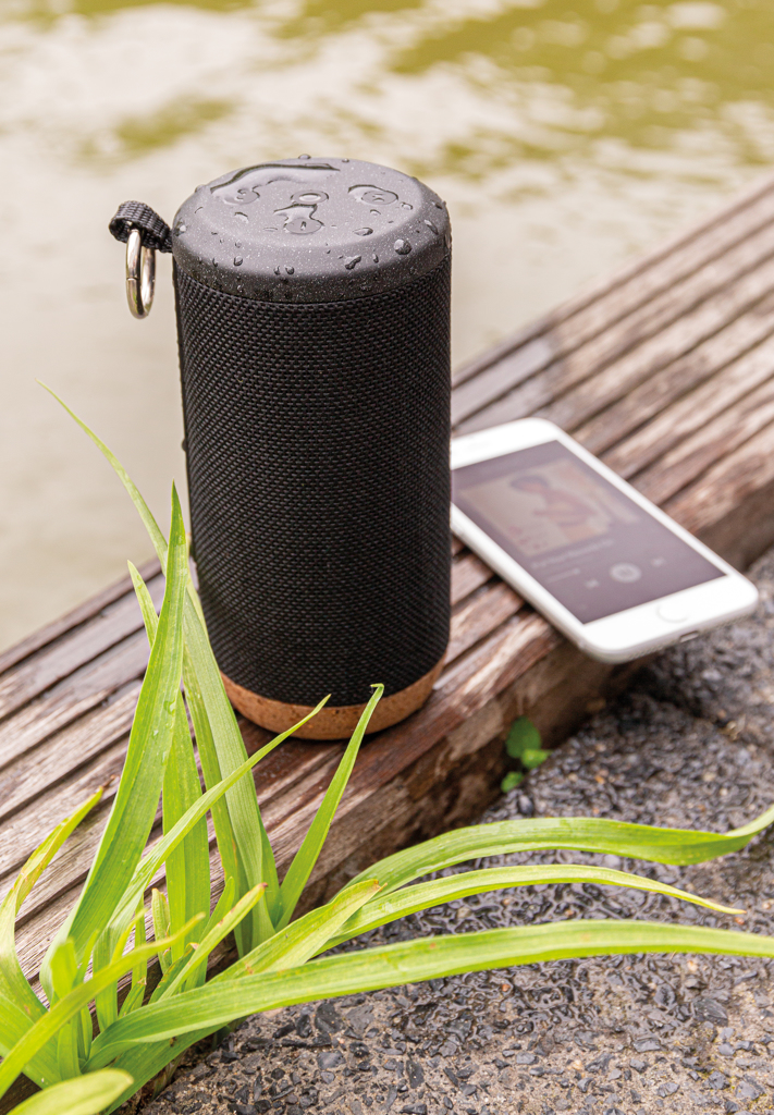 Altavoz inalámbrico personalizado Baia de madera y corcho de 10W - Tecnología - Regalo Promocional Personalizado - imagen 13