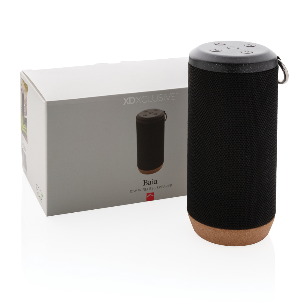 Altavoz inalámbrico personalizado Baia de madera y corcho de 10W - Tecnología - Regalo Promocional Personalizado - imagen 10