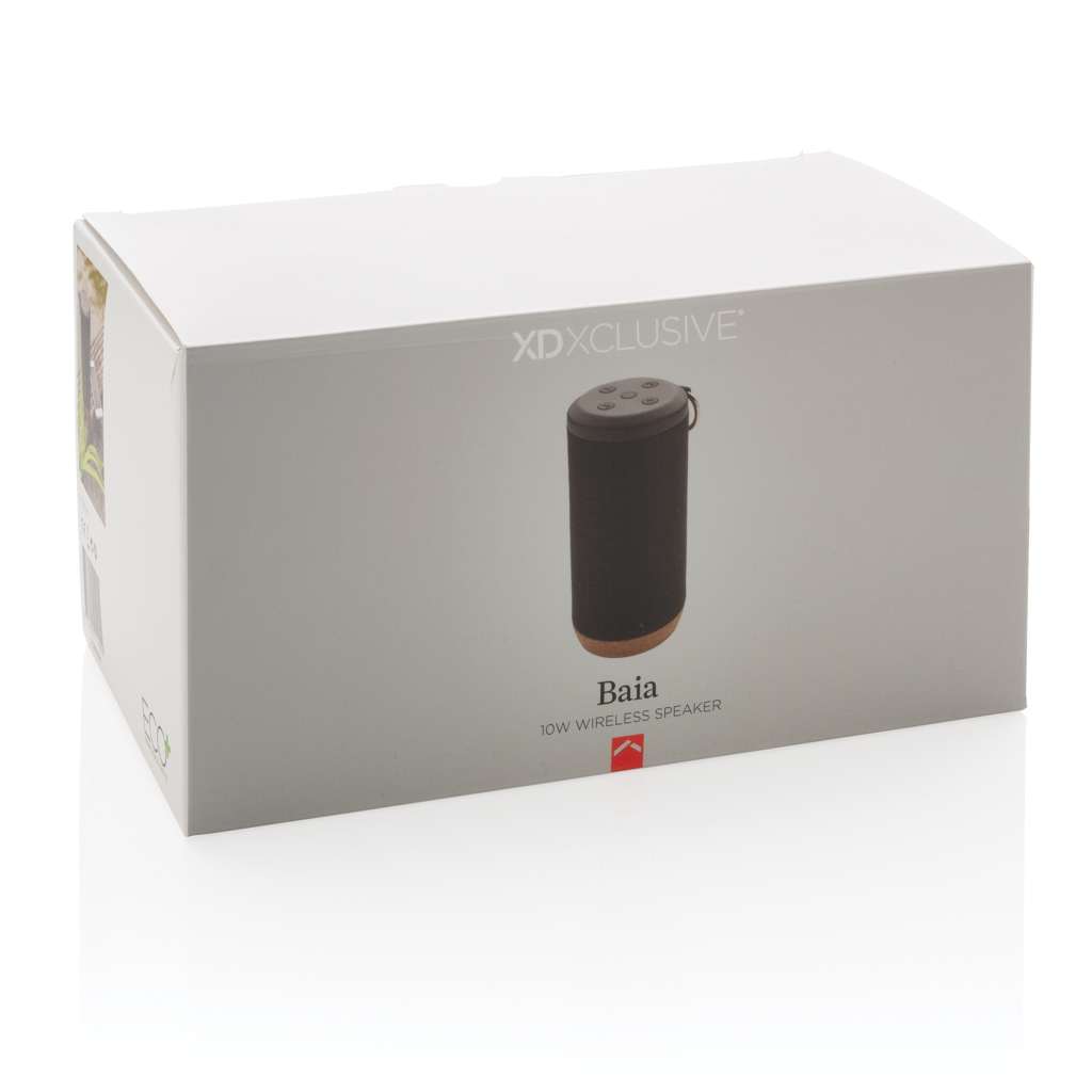 Altavoz inalámbrico personalizado Baia de madera y corcho de 10W - Tecnología - Regalo Promocional Personalizado - imagen 11