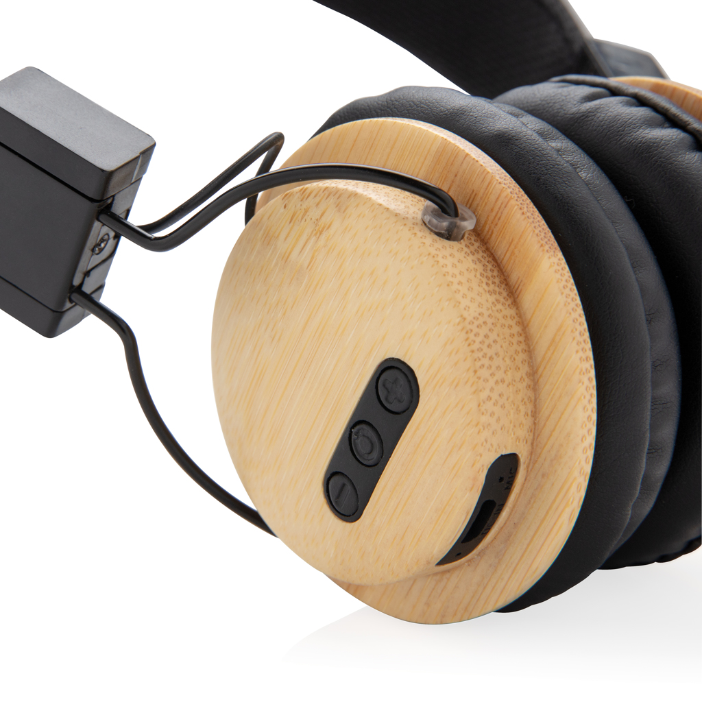 Auriculares inalámbricos bambú - Tecnología - Regalo Promocional Personalizado - imagen 6