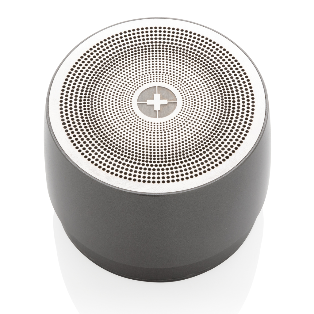 Altavoz inalámbrico personalizado de graves Swiss Peak de acero inoxidable de 5W - Tecnología - Regalo Promocional Personalizado - imagen 5