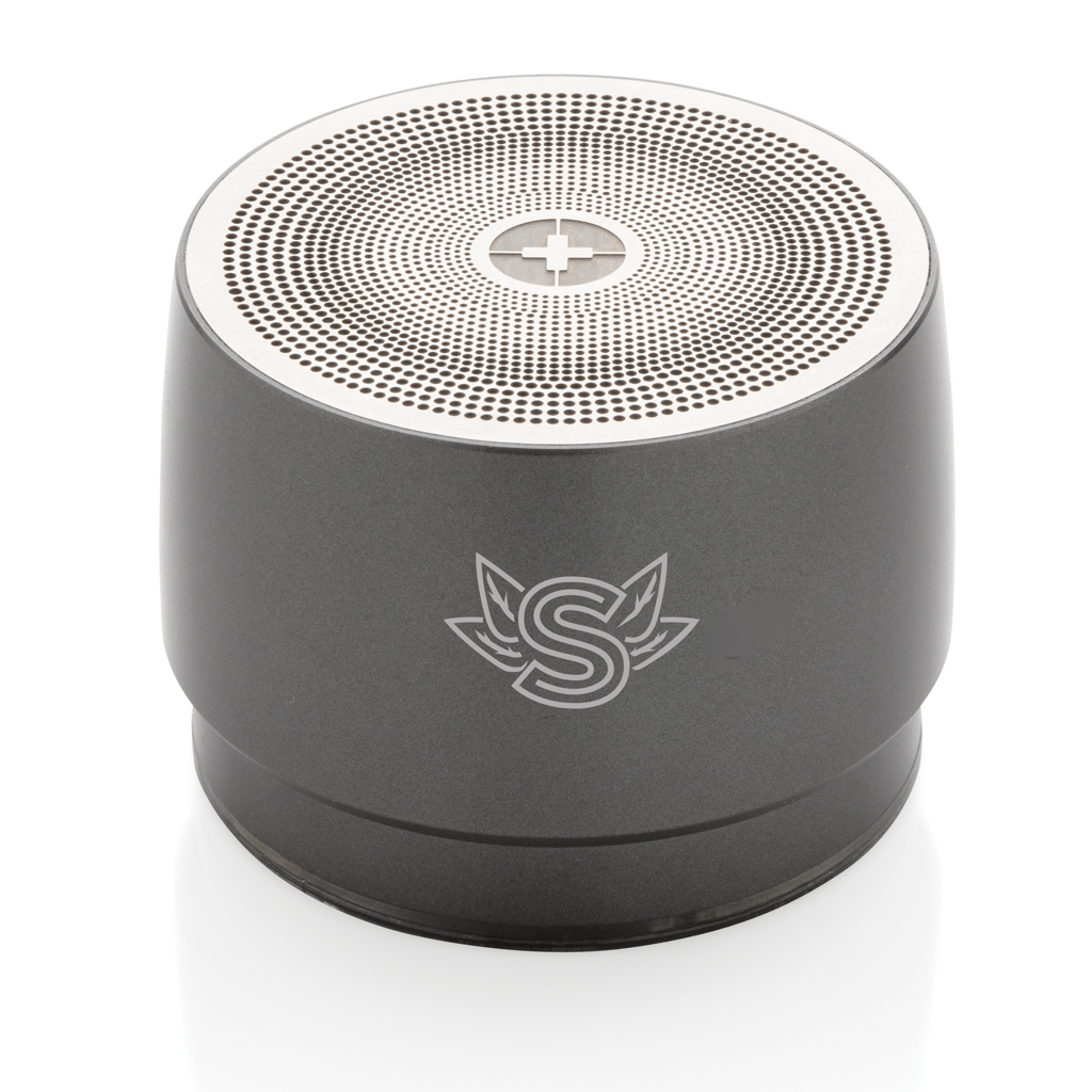 Altavoz inalámbrico personalizado de graves Swiss Peak de acero inoxidable de 5W - Tecnología - Regalo Promocional Personalizado - imagen 7