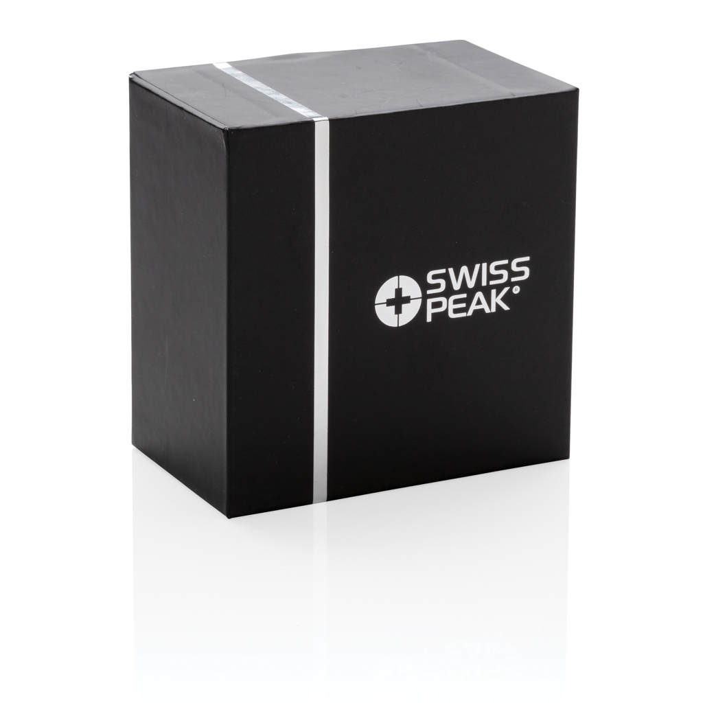 Altavoz inalámbrico personalizado de graves Swiss Peak de acero inoxidable de 5W - Tecnología - Regalo Promocional Personalizado - imagen 10