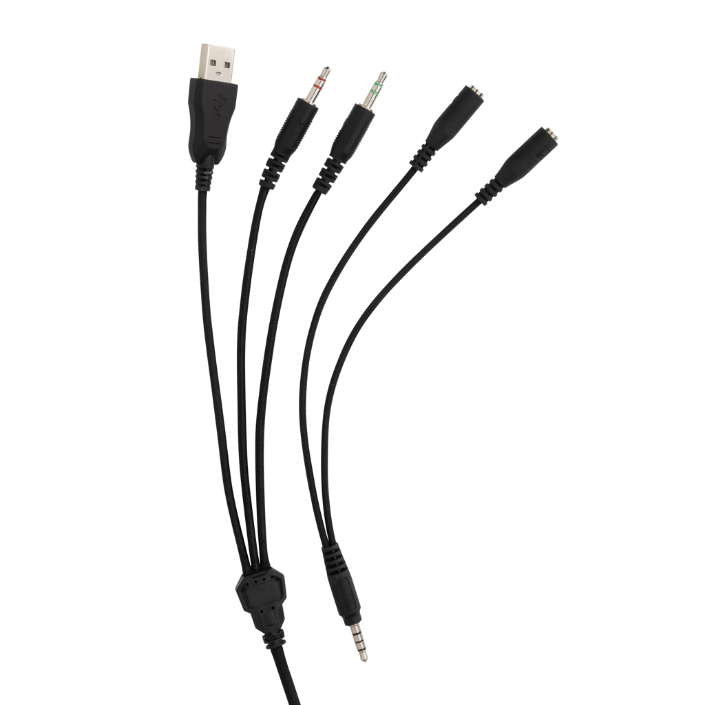 Auriculares personalizados gaming RGB con cable tejido resistente - Tecnología - Regalo Promocional Personalizado - imagen 5