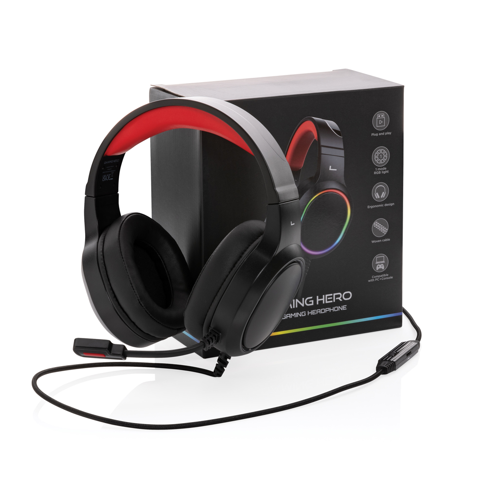 Auriculares personalizados gaming RGB con cable tejido resistente - Tecnología - Regalo Promocional Personalizado - imagen 11