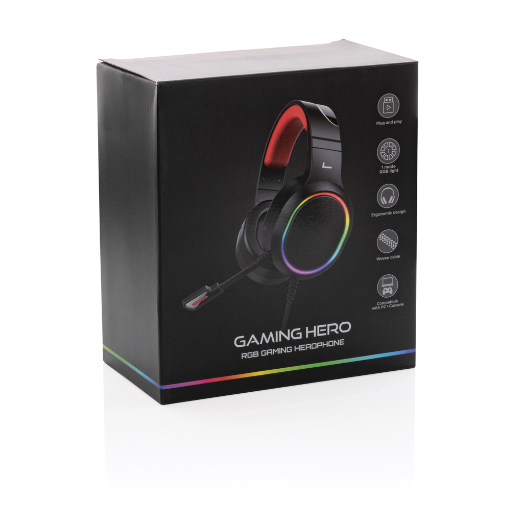 Auriculares personalizados gaming RGB con cable tejido resistente - Tecnología - Regalo Promocional Personalizado - imagen 12