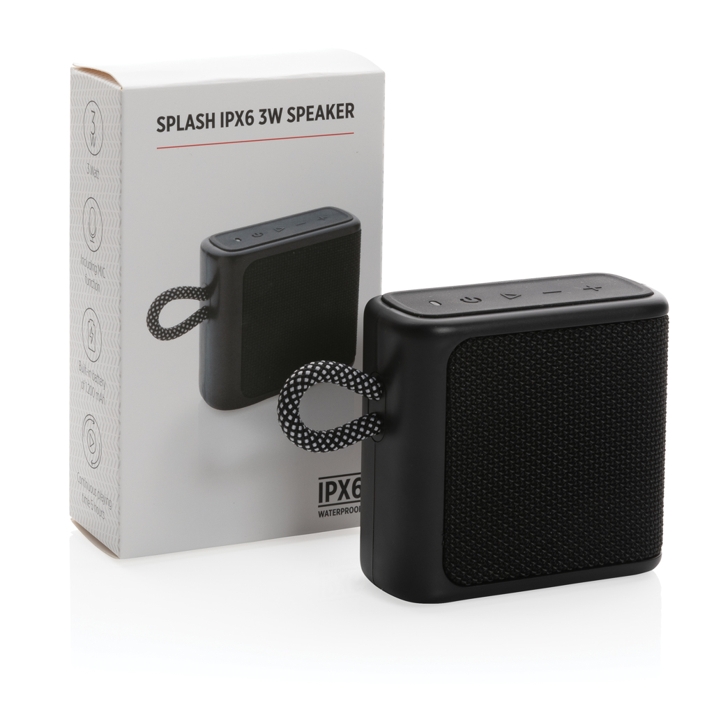 Altavoz personalizado Splash IPX6 impermeable de ABS y tejido de 3W - Tecnología - Regalo Promocional Personalizado - imagen 9