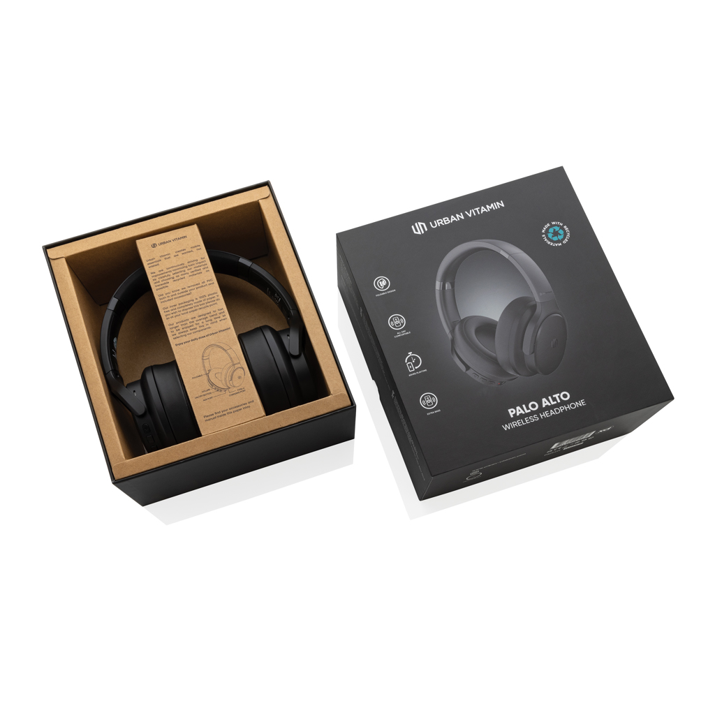 Auriculares personalizados Urban Vitamin Palo Alto RCS de plástico reciclado - Tecnología - Regalo Promocional Personalizado - imagen 6