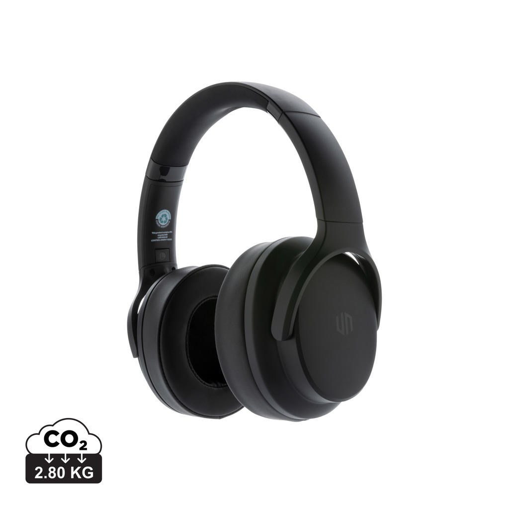 Auriculares personalizados Urban Vitamin Palo Alto RCS de plástico reciclado