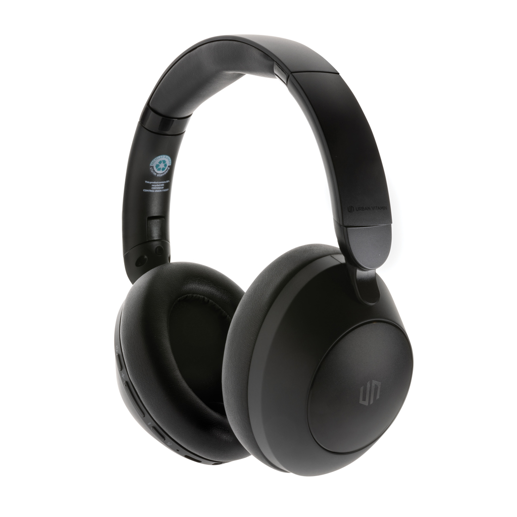 Auriculares personalizados Urban Vitamin Cupertino de ABS reciclado RCS con ANC - Tecnología - Regalo Promocional Personalizado - vista alternativa