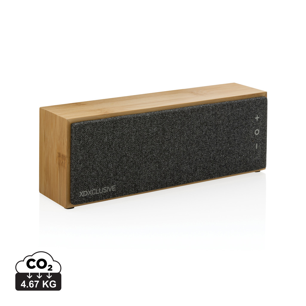 Altavoz inalámbrico de bambú Wynn - Tecnología - Regalo Promocional Personalizado