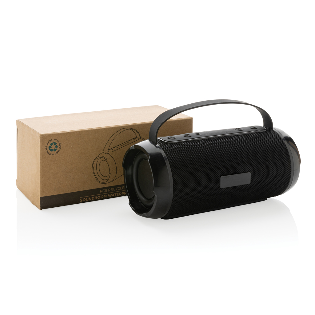 Altavoz impermeable personalizado Soundboom de ABS y PET reciclado RCS de 6W - Tecnología - Regalo Promocional Personalizado - imagen 8