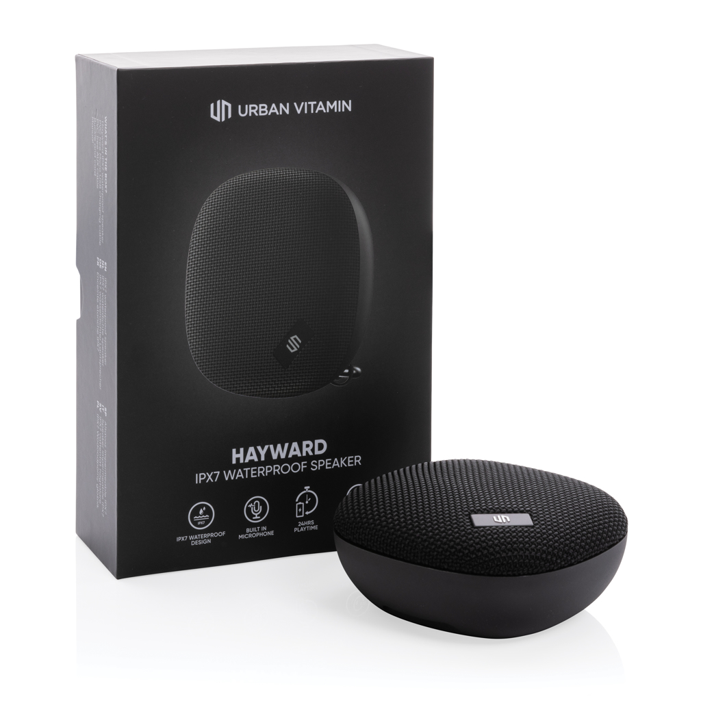 Altavoz personalizado Hayward inalámbrico Urban Vitamin IPX7 compacto - Tecnología - Regalo Promocional Personalizado - imagen 7