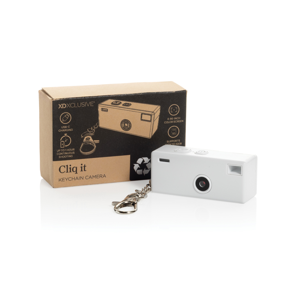 Cámara llavero Cliq it RCS reciclada - Tecnología - Regalo Promocional Personalizado - imagen 3