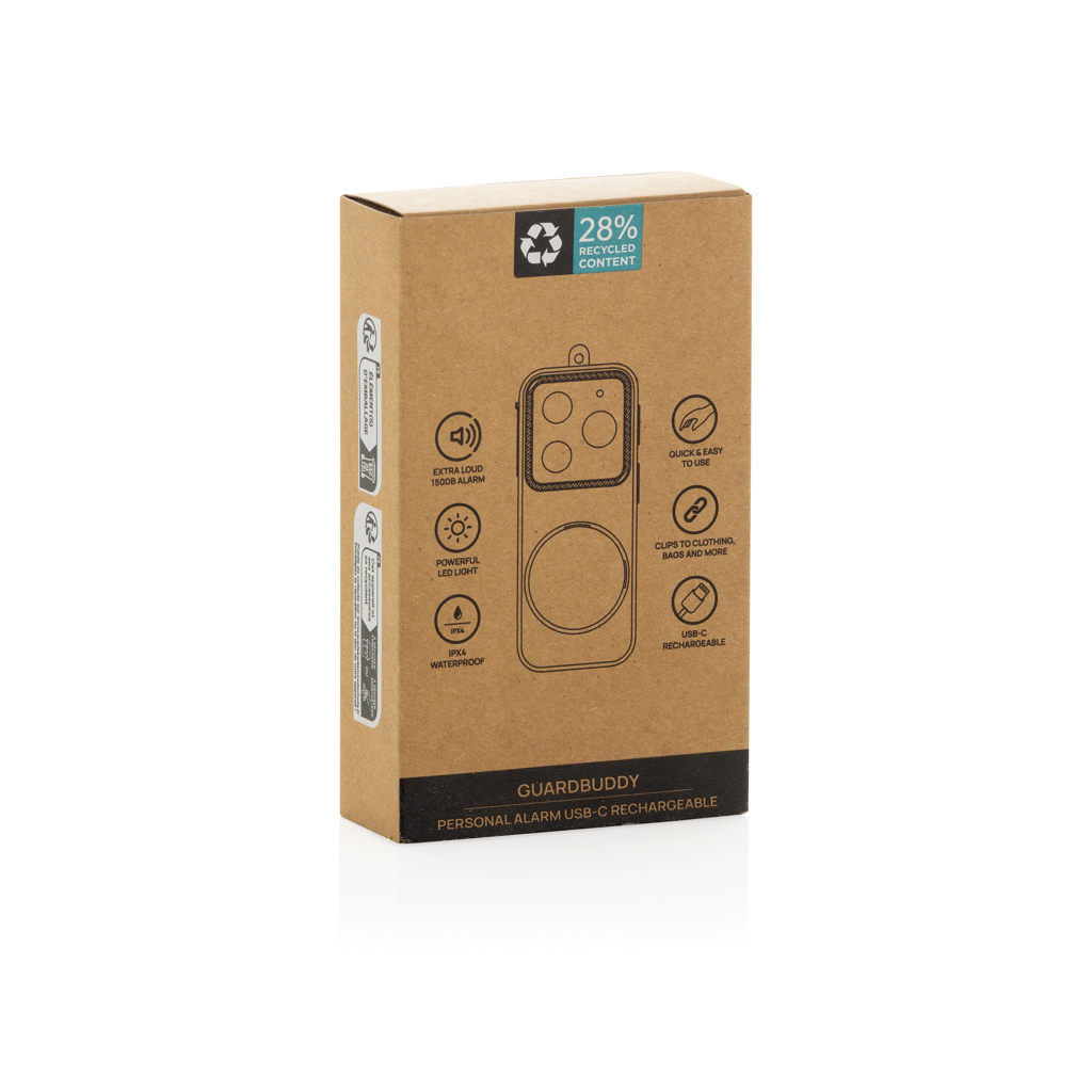 GuardBuddy RCS alarma personal recargable por USB-C - Novedades - Regalo Promocional Personalizado - imagen 15