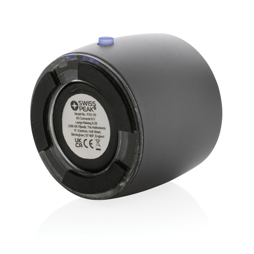 Altavoz personalizado de graves Swiss Peak RCS de aluminio reciclado de 3W - Tecnología - Regalo Promocional Personalizado - imagen 8