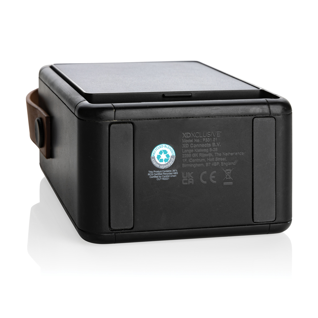 Altavoz solar personalizado Skywave de 12W con plástico reciclado RCS - Tecnología - Regalo Promocional Personalizado - imagen 9