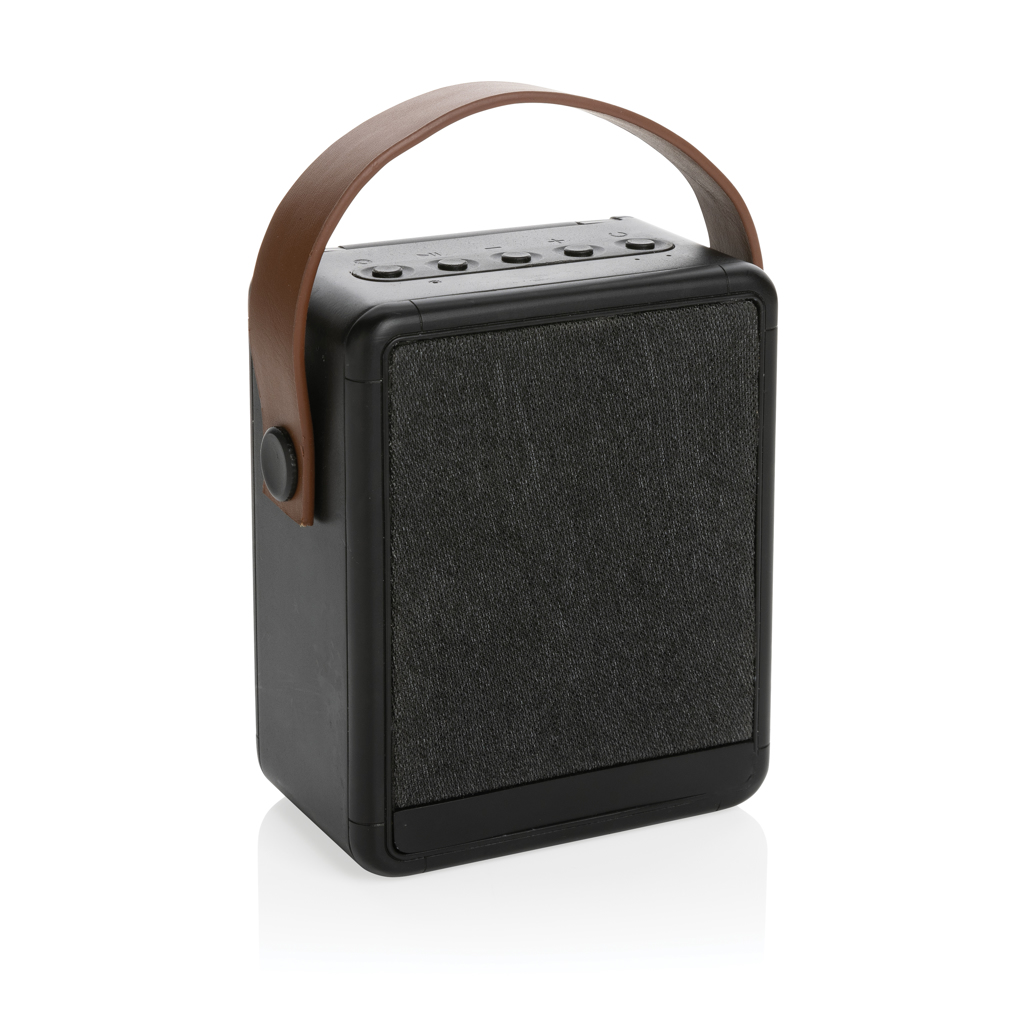 Altavoz solar personalizado Skywave de 12W con plástico reciclado RCS - Tecnología - Regalo Promocional Personalizado - vista alternativa