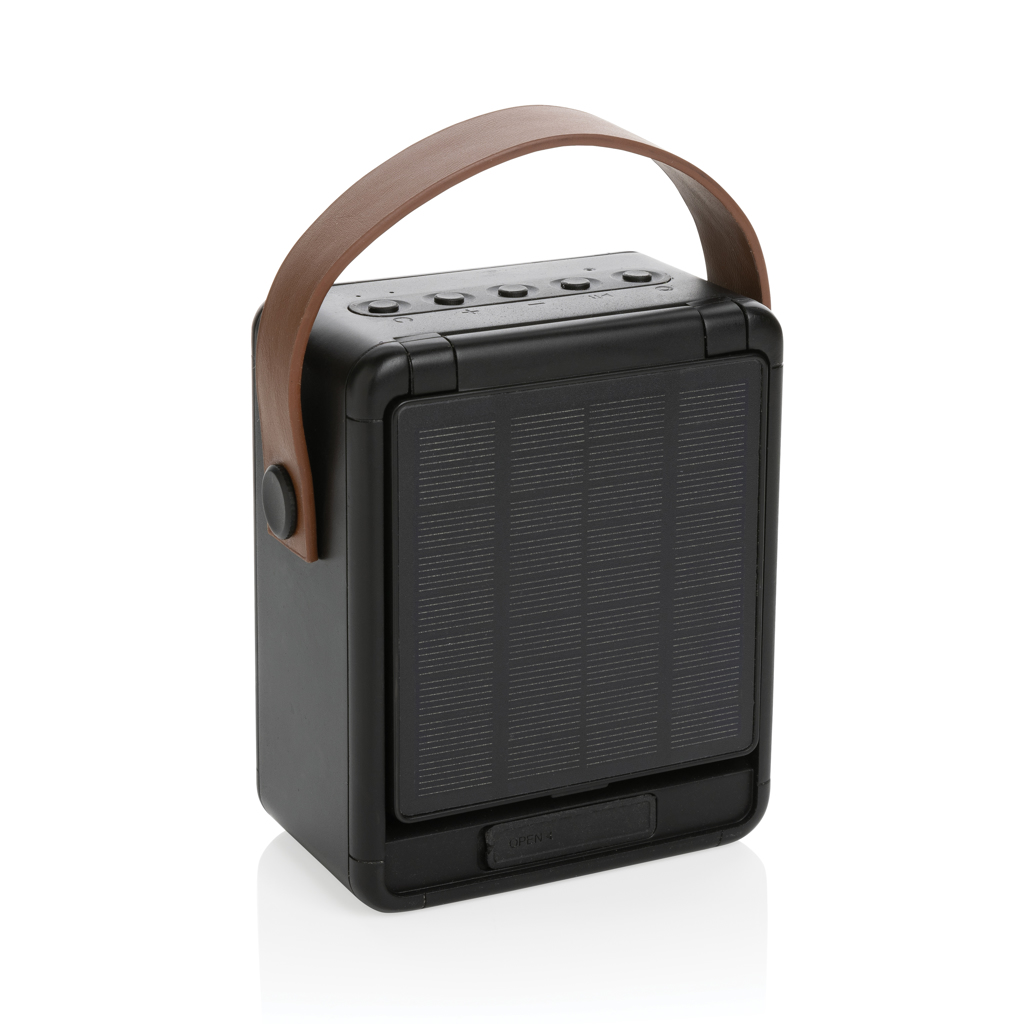 Altavoz solar personalizado Skywave de 12W con plástico reciclado RCS - Tecnología - Regalo Promocional Personalizado - imagen 4