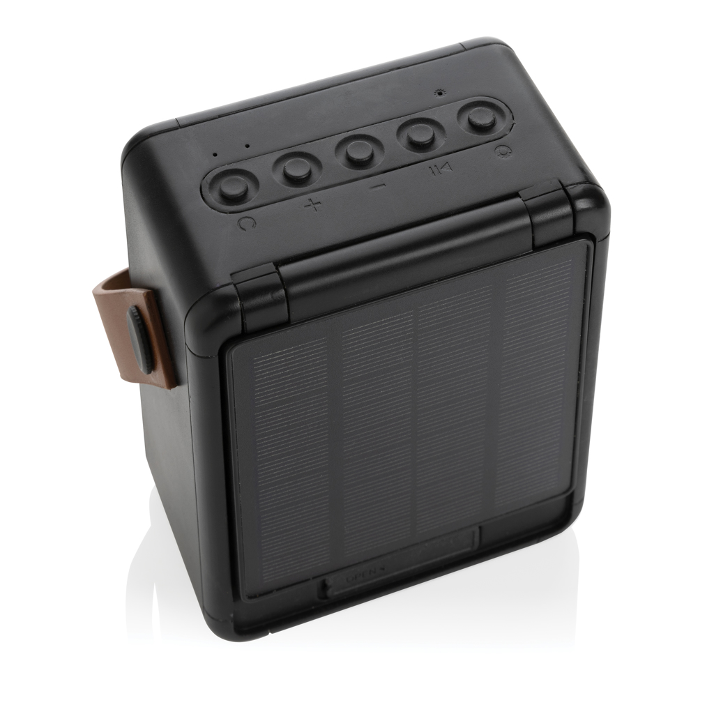 Altavoz solar personalizado Skywave de 12W con plástico reciclado RCS - Tecnología - Regalo Promocional Personalizado - imagen 6