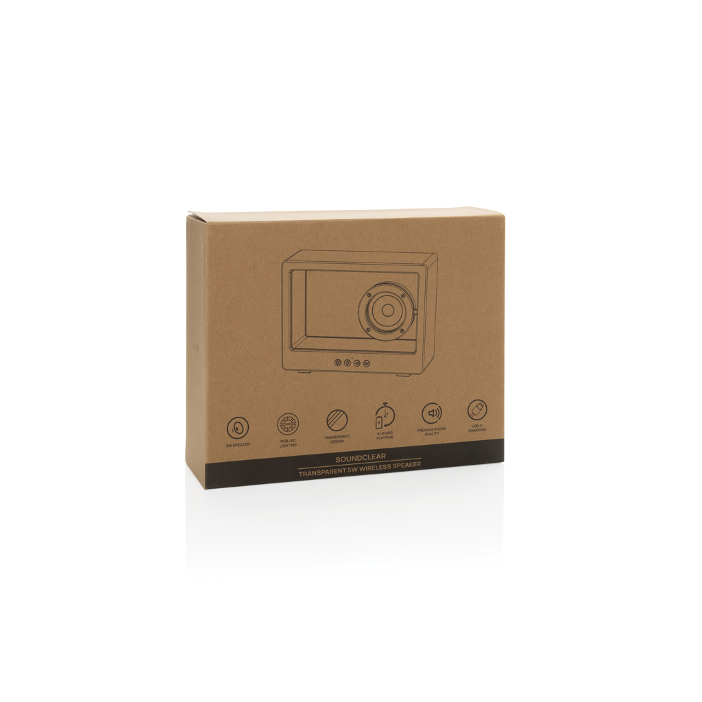 Altavoz inalámbrico Soundclear Transparent 5W - Tecnología - Regalo Promocional Personalizado - imagen 10