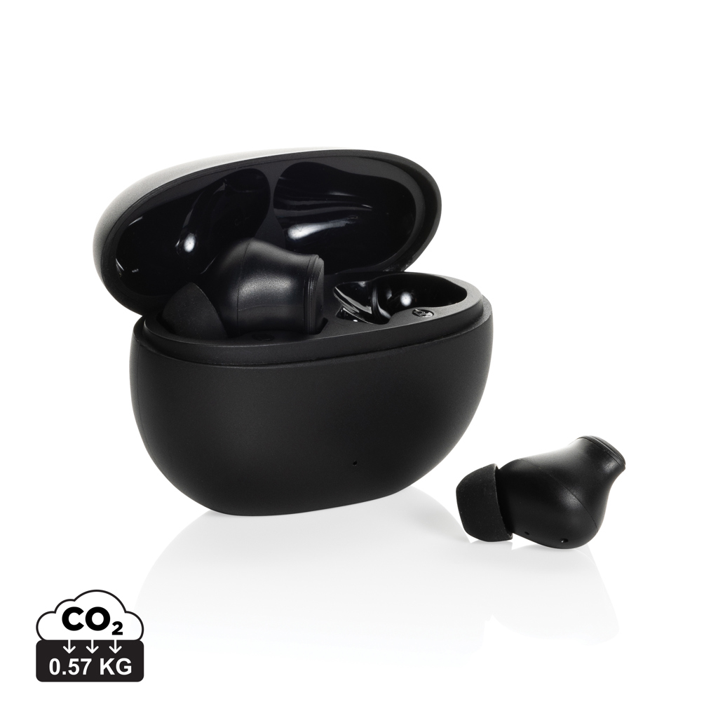 Auriculares personalizados híbridos ANC/ENC Prolink RCS de plástico reciclado - Tecnología - Regalo Promocional Personalizado