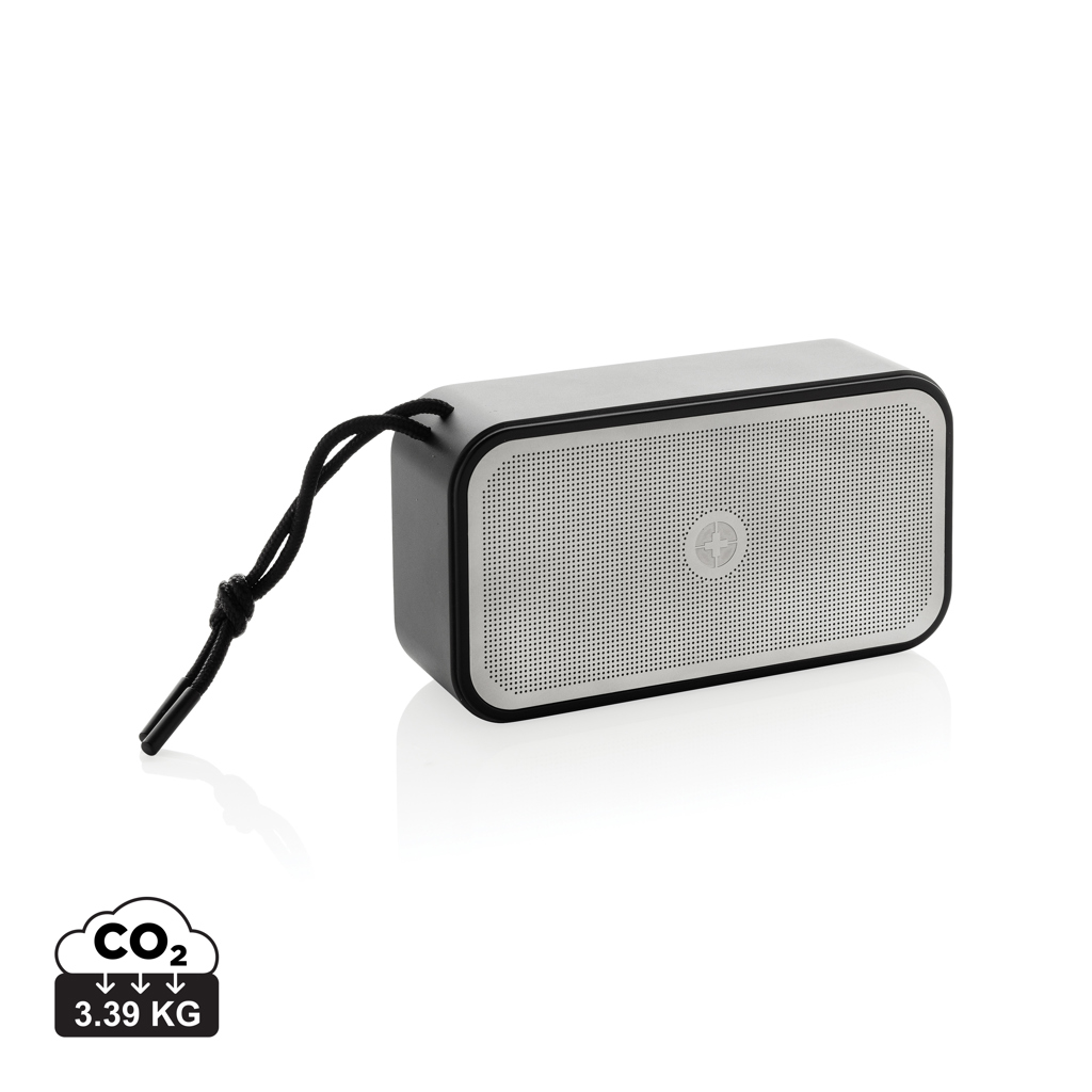 Altavoz Swiss Peak 10W aluminio reciclado RCS - Tecnología - Regalo Promocional Personalizado