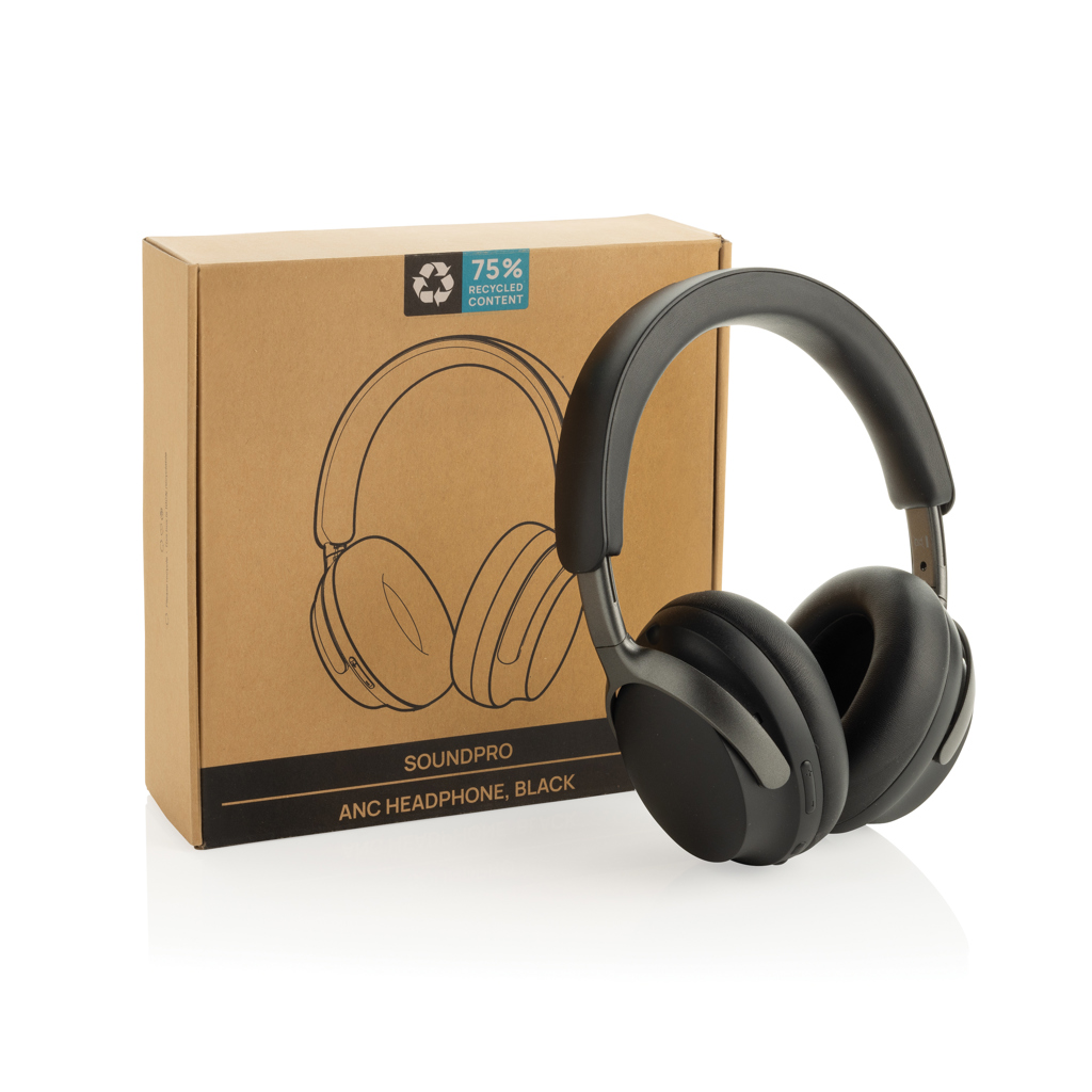 Auriculares ANC de plástico reciclado Soundpro RCS - Tecnología - Regalo Promocional Personalizado - imagen 3