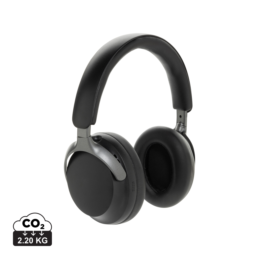 Auriculares personalizados ANC Soundpro RCS de plástico reciclado - Tecnología - Regalo Promocional Personalizado