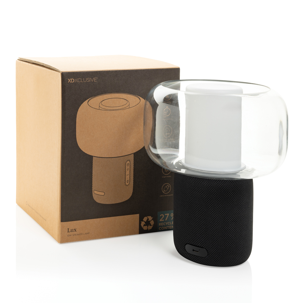 Lámpara altavoz plástico reciclado Lux RCS 10W - Tecnología - Regalo Promocional Personalizado - imagen 3