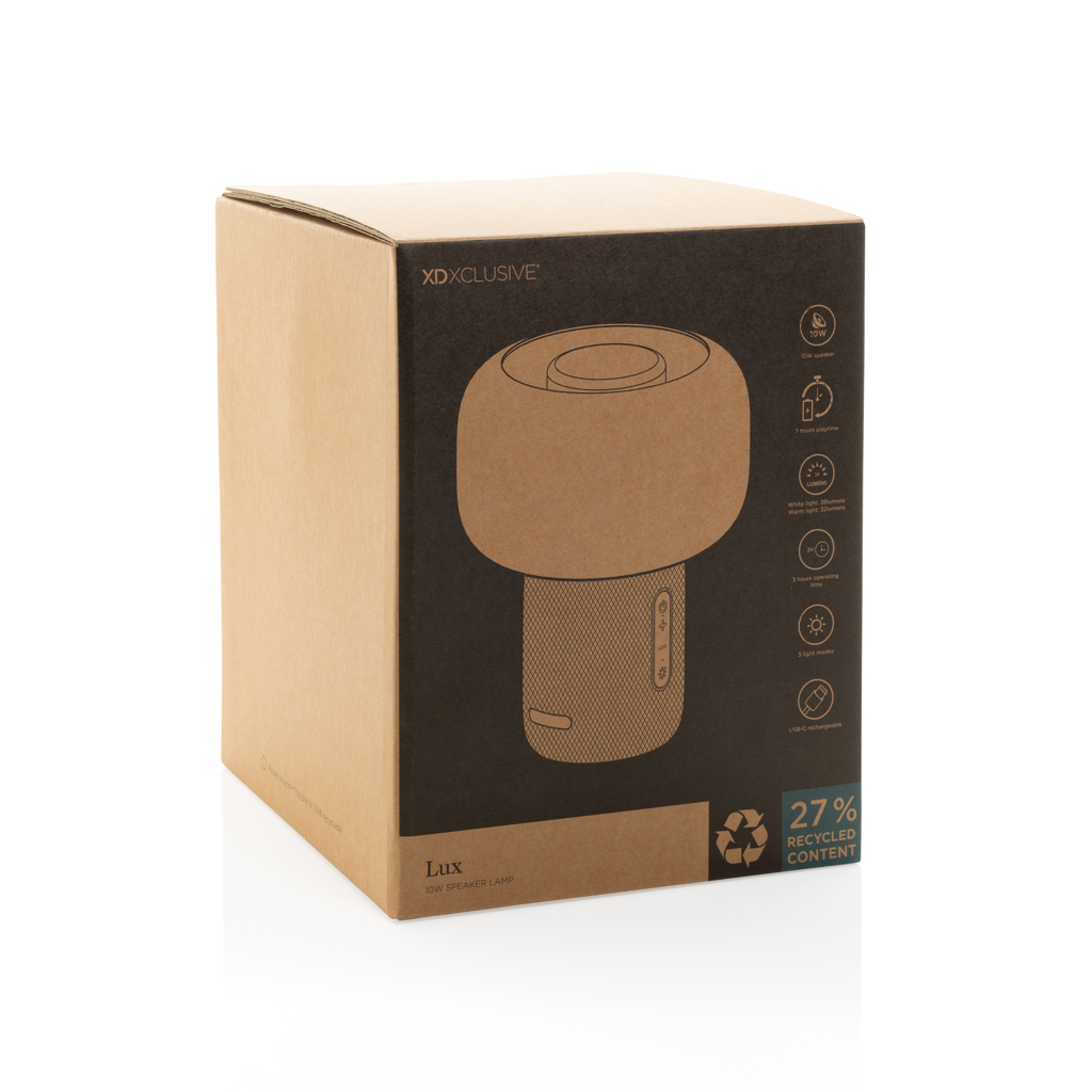 Lámpara altavoz plástico reciclado Lux RCS 10W - Tecnología - Regalo Promocional Personalizado - imagen 12