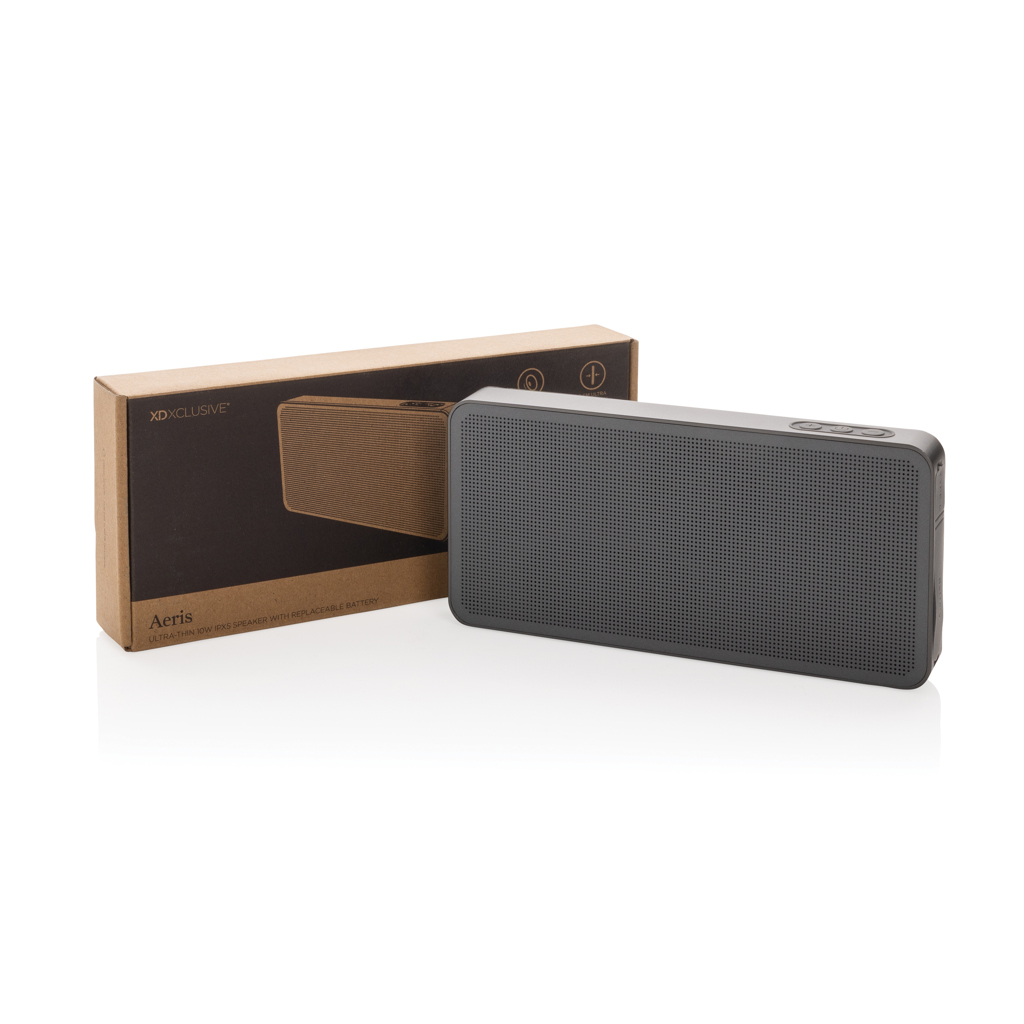 Altavoz 10W Aeris RCS ultrafino IPX5 y batería extraíble - Tecnología - Regalo Promocional Personalizado - imagen 3