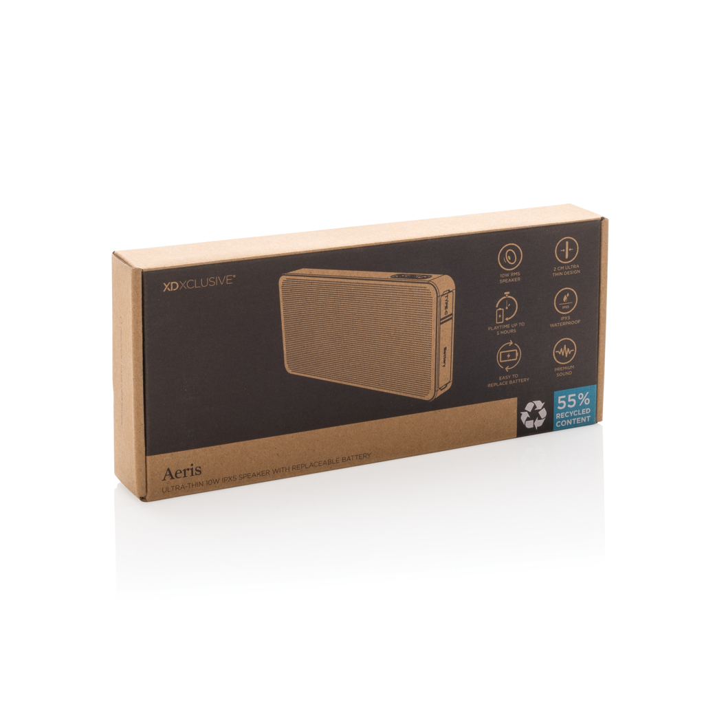Altavoz 10W Aeris RCS ultrafino IPX5 y batería extraíble - Tecnología - Regalo Promocional Personalizado - imagen 16