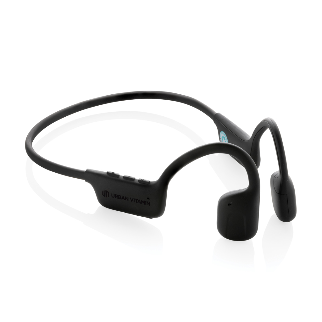 Auriculares personalizados conducción de aire Glendale Urban Vitamin de plástico RCS - Tecnología - Regalo Promocional Personalizado - vista alternativa