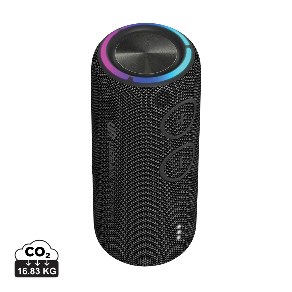 Altavoz personalizado Urban Vitamin Pacific Grove RCS de plástico de 30W IPX7 - Tecnología - Regalo Promocional Personalizado