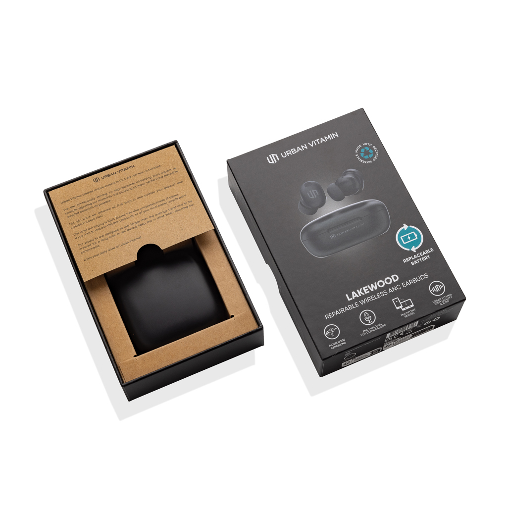 Auriculares inalámbricos personalizados Lakewood reciclados RCS reparables - Tecnología - Regalo Promocional Personalizado - imagen 9