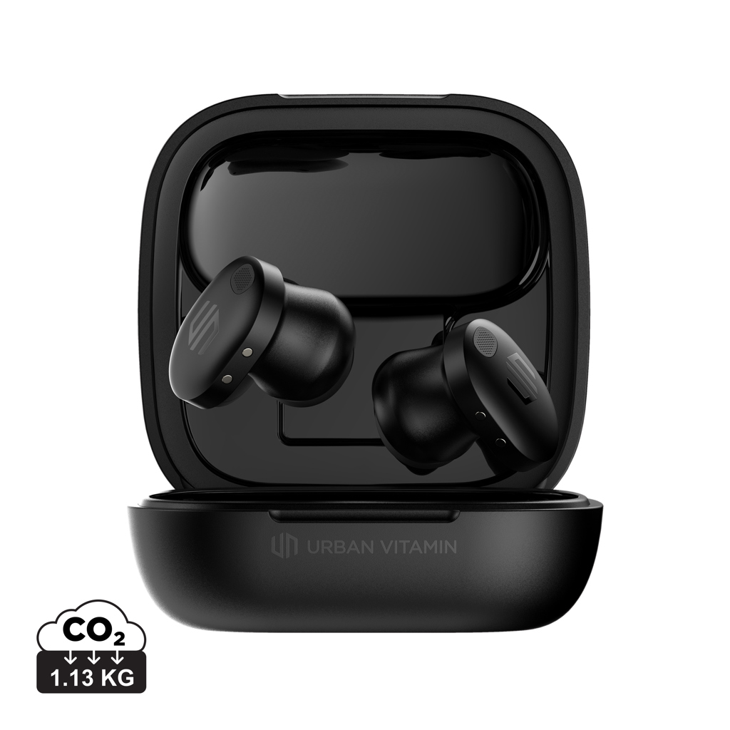 Auriculares inalámbricos personalizados Lakewood reciclados RCS reparables - Tecnología - Regalo Promocional Personalizado