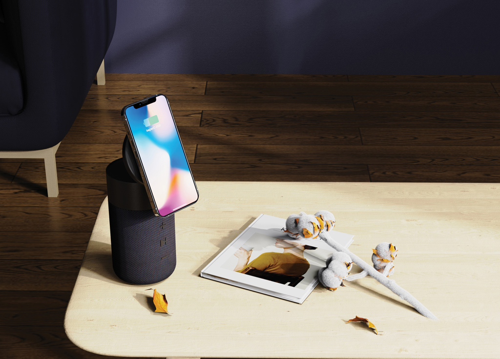 Altavoz personalizado Urban Vitamin Anaheim de 10W RCS reciclado con cargador 15W - Tecnología - Regalo Promocional Personalizado - imagen 15