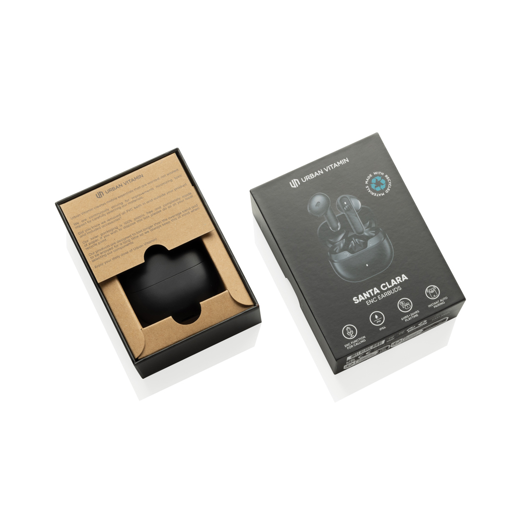 Auriculares ENC plástico RCS Santa Clara Urban Vitamin - Tecnología - Regalo Promocional Personalizado - imagen 4