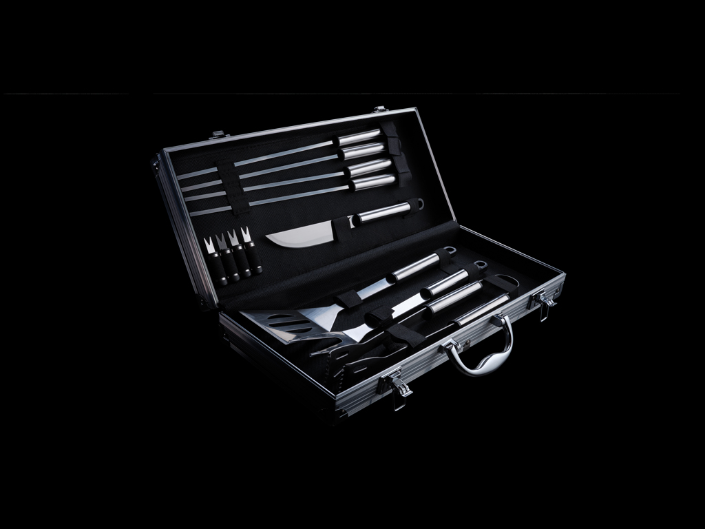 Set Barbacoa personalizado 12 piezas completo en caja aluminio - Verano - Regalo Promocional Personalizado - imagen 6