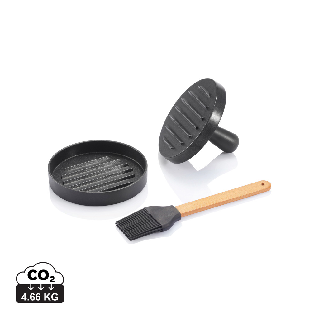 Set BBQ para hamburguesas y pincel