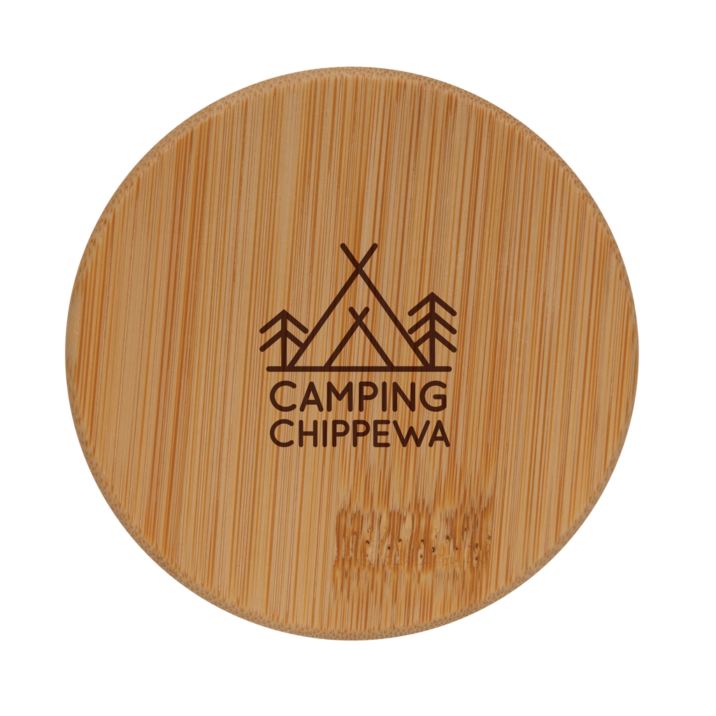 Vidrio personalizado de borosilicato doble pared con tapa bambú 250ml - Tazas y vasos personalizados - Regalo Promocional Personalizado - imagen 7