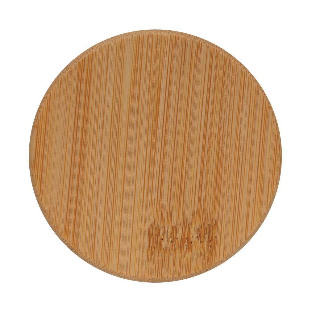 Vidrio personalizado de borosilicato doble pared con tapa bambú 350ml - Tazas y vasos personalizados - Regalo Promocional Personalizado - imagen 5